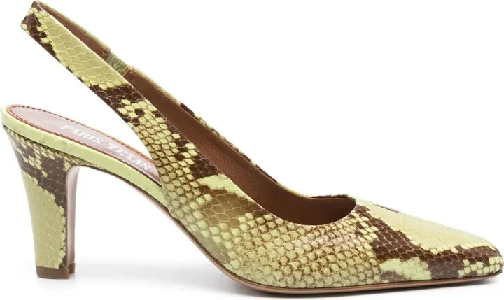 80mm Leather Pumps