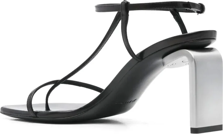 80mm Leather Sandals - Image 3