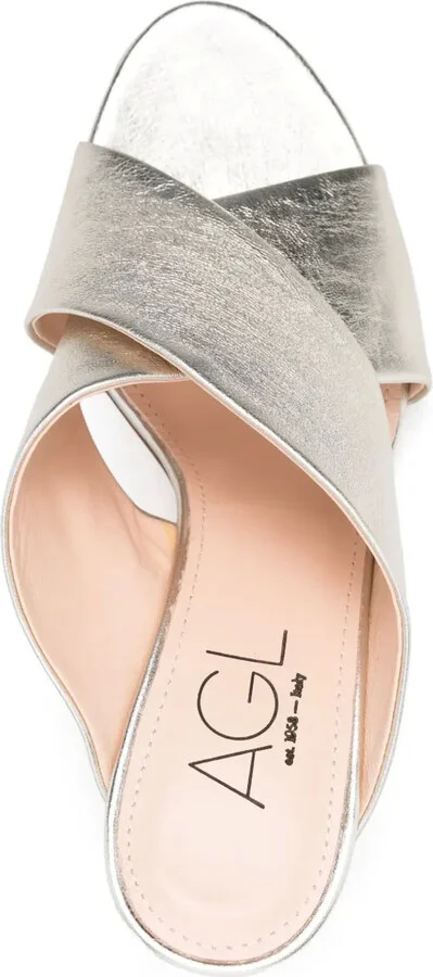 80mm Leather Sandals - Image 4