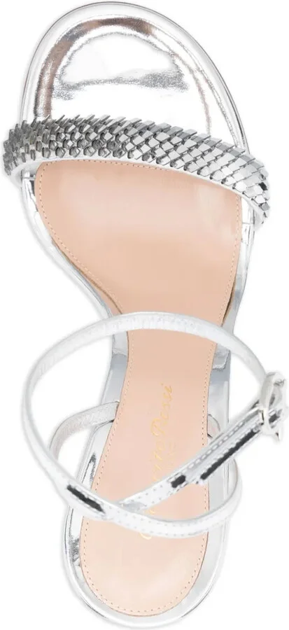 80mm Leather Sandals - Image 4