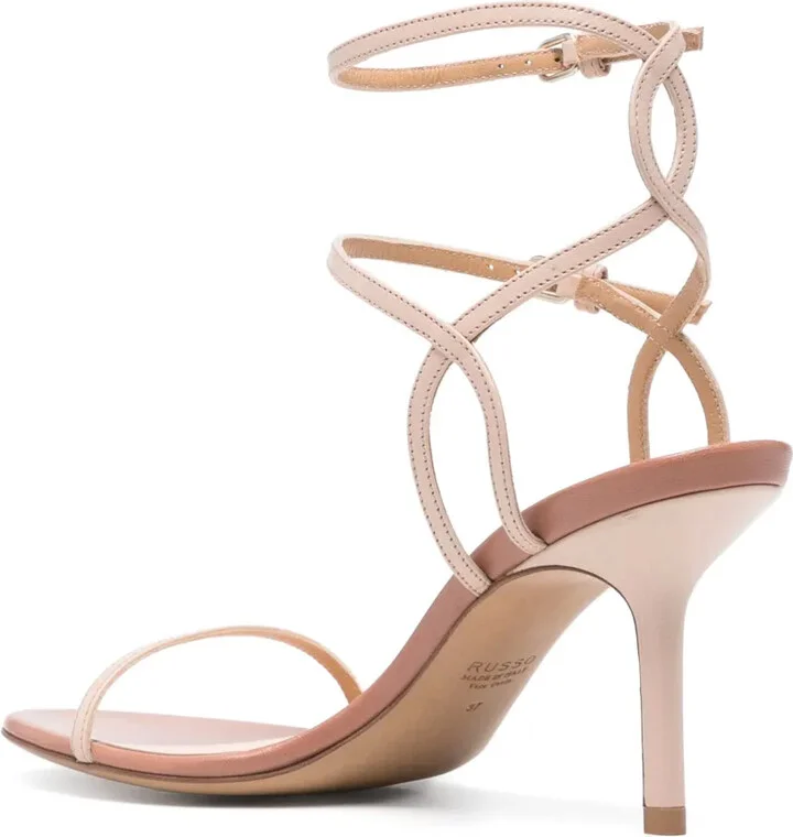 80mm Leather Sandals - Image 3