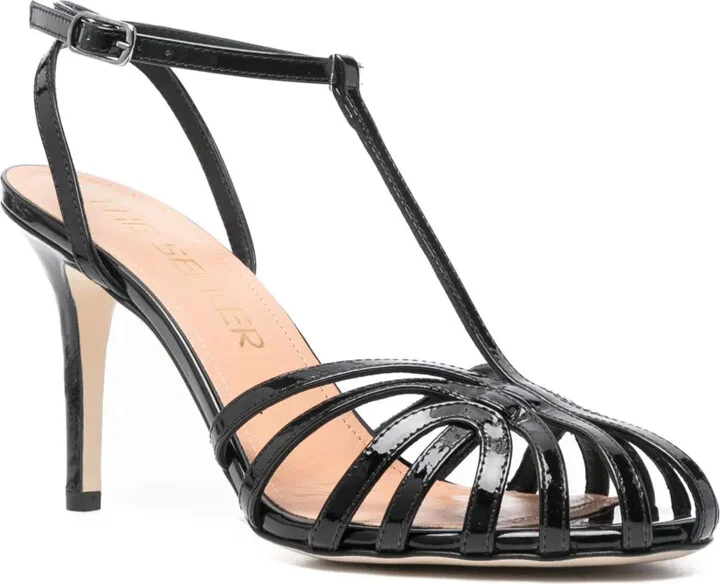 80mm Leather Sandals - Image 2