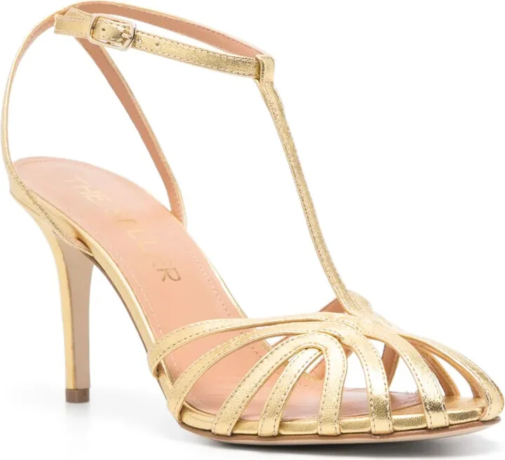 80mm Leather Sandals - Image 2