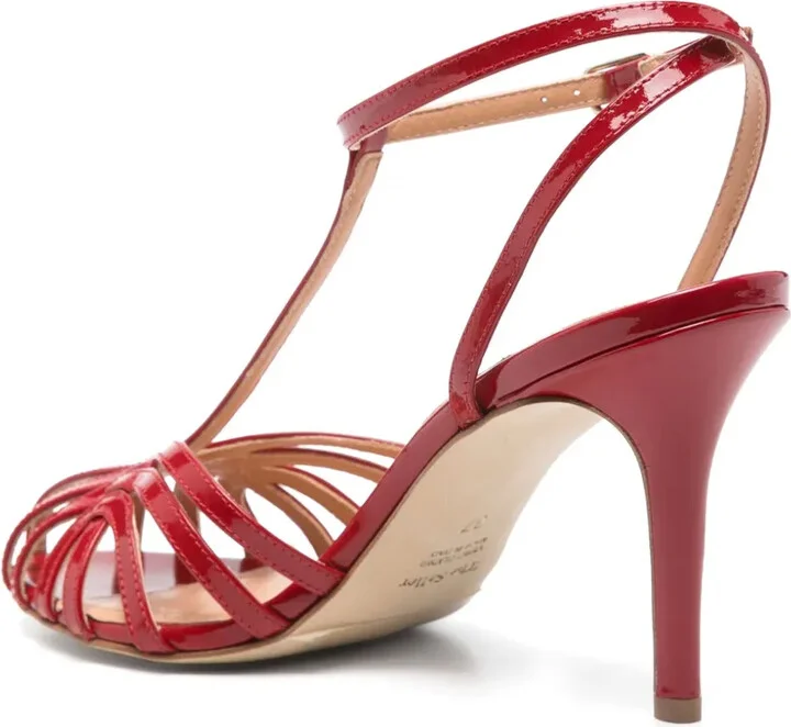 80mm Leather Sandals - Image 3