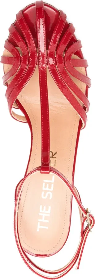 80mm Leather Sandals - Image 4