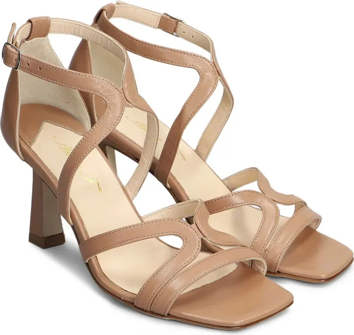 80mm Leather Sandals - Image 2