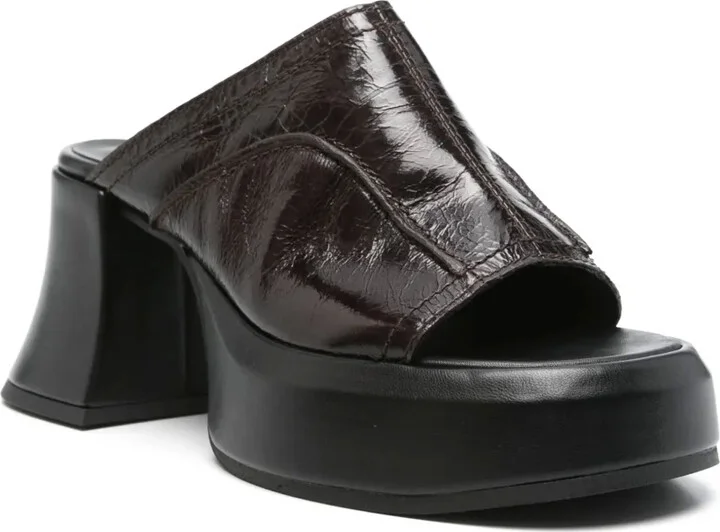 80mm Leather Sandals - Image 2