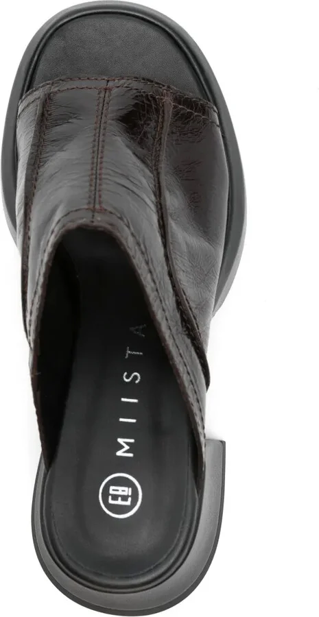 80mm Leather Sandals - Image 4