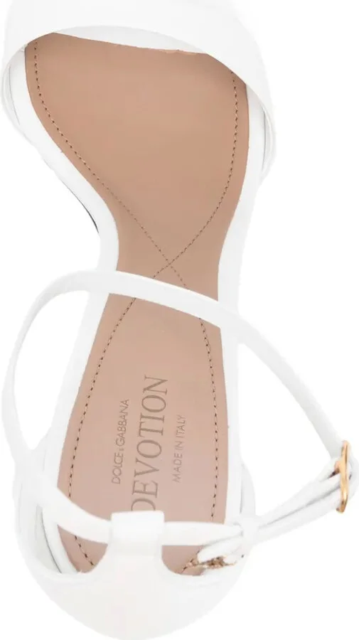 80mm Leather Sandals - Image 4
