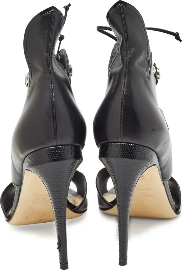 80mm Leather Sandals - Image 3