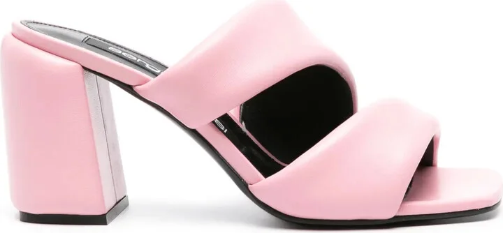 80mm Leather Sandals