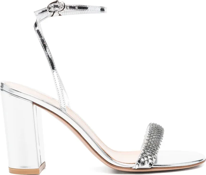 80mm Leather Sandals