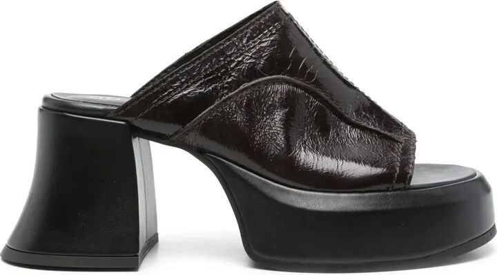 80mm Leather Sandals