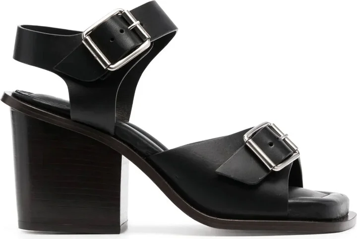 80mm Leather Sandals
