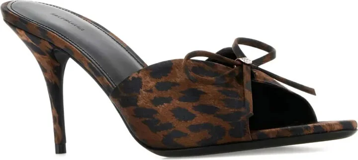 80mm Leopard-Print Mules - Image 2