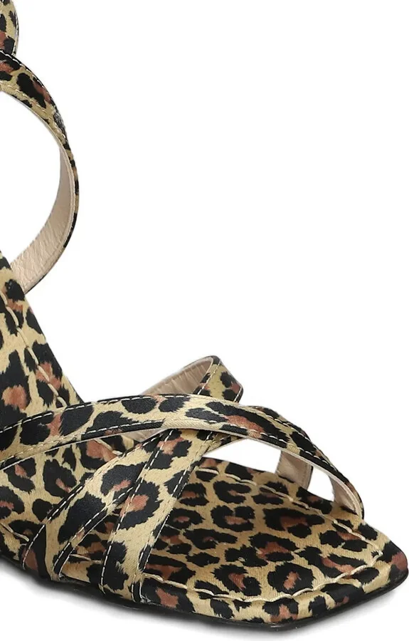 80mm Leopard-Print Sandals - Image 4