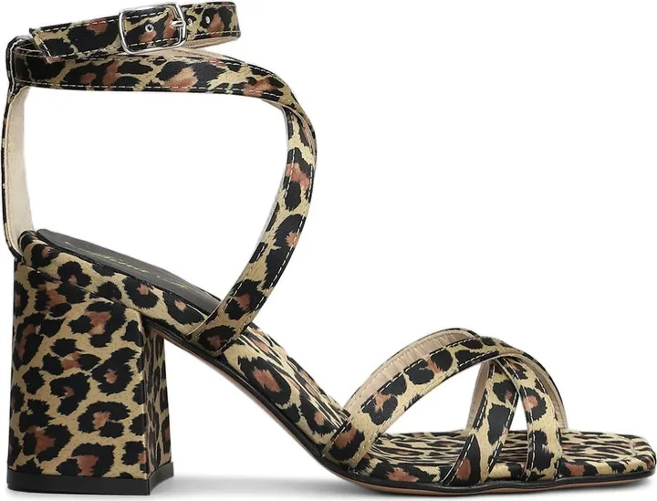 80mm Leopard-Print Sandals