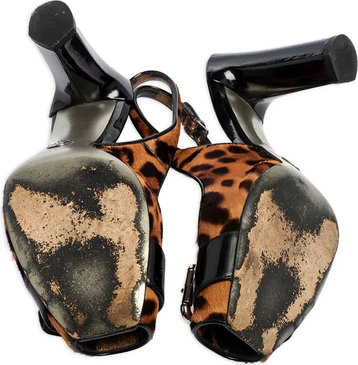 80mm Leopard-Print Slingback Pumps - Image 5