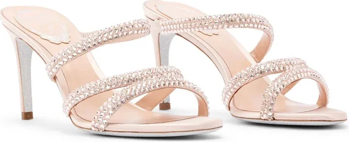 80mm Lisa satin sandals - Image 2