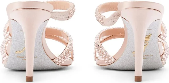 80mm Lisa satin sandals - Image 3