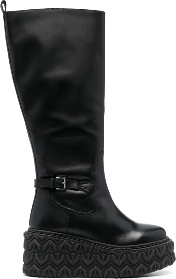 80mm Logo-Embossed Sole Boots
