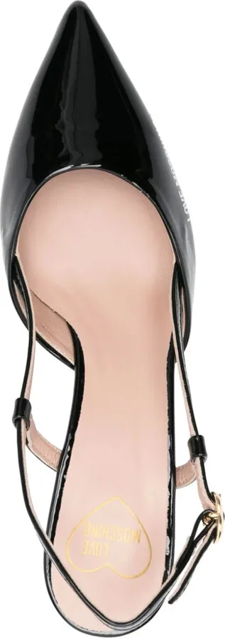 80mm Logo-Print Pumps - Image 4