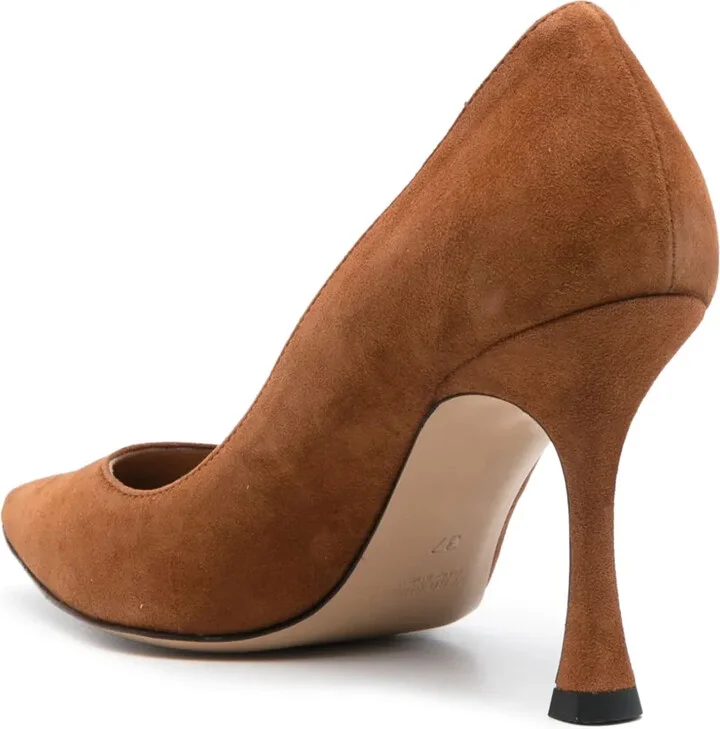 80mm Lory pointed-toe suede pumps - Image 3