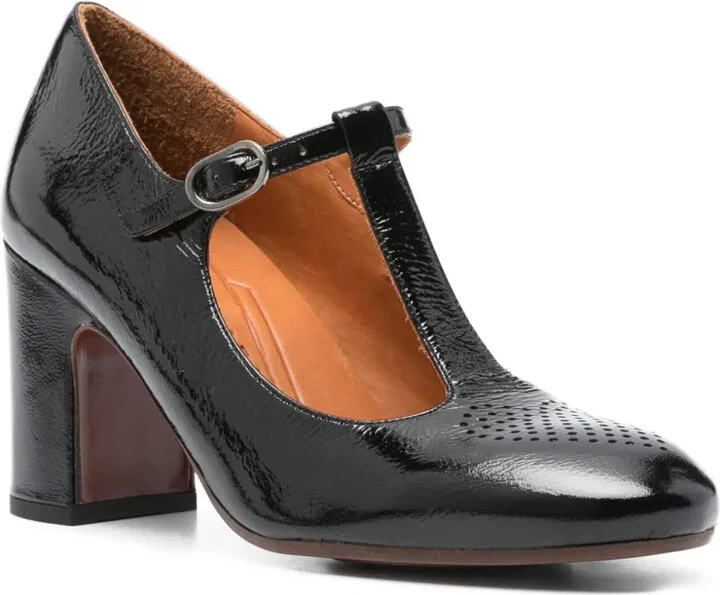 80mm Madam patent leather T-bar pumps - Image 2