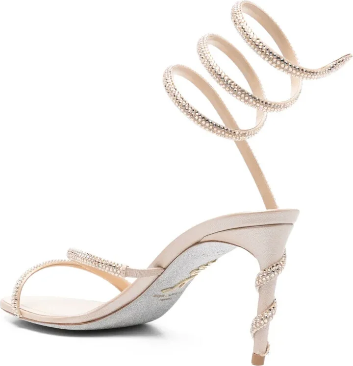 80mm Margot spiral-embellished sandals - Image 3
