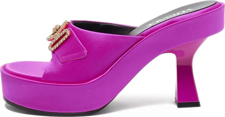 80mm Medusa-plaque sandals