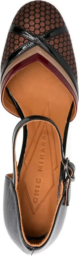 80mm Merman patent-leather ankle-strap pumps - Image 4