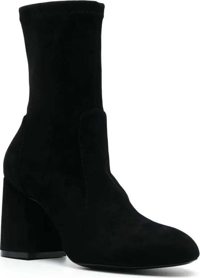 80mm Mid-Calf Suede Boots - Image 2