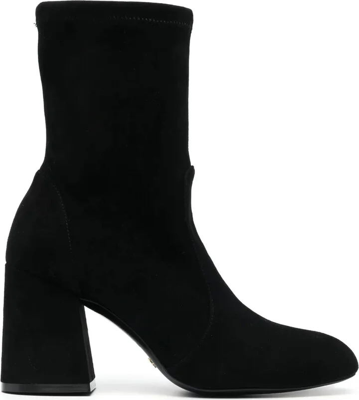 80mm Mid-Calf Suede Boots