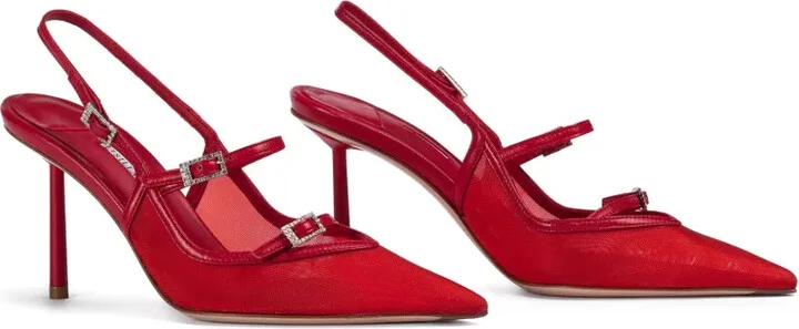 80mm Morgana slingback pumps - Image 2