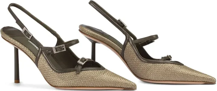 80mm Morgana slingback pumps - Image 2