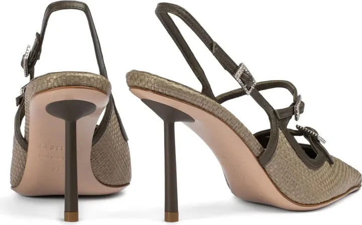 80mm Morgana slingback pumps - Image 3