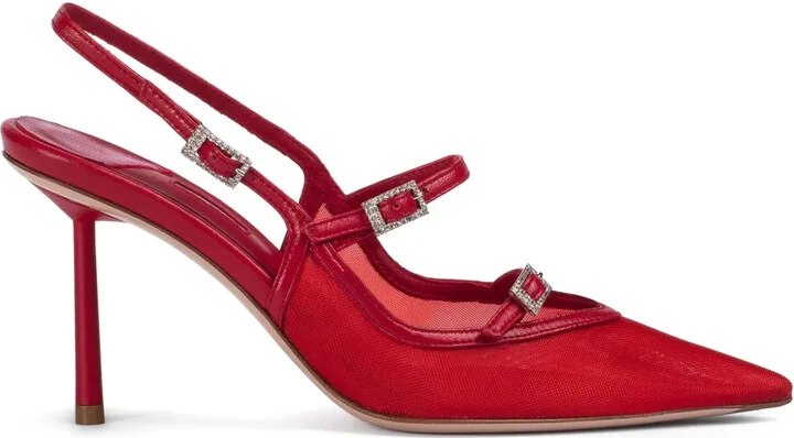 80mm Morgana slingback pumps