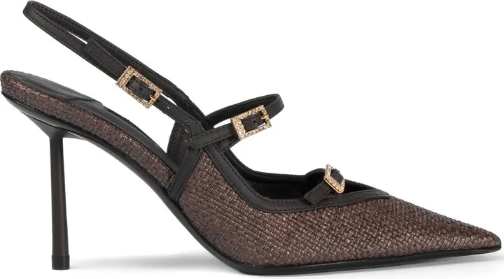 80mm Morgana slingback pumps