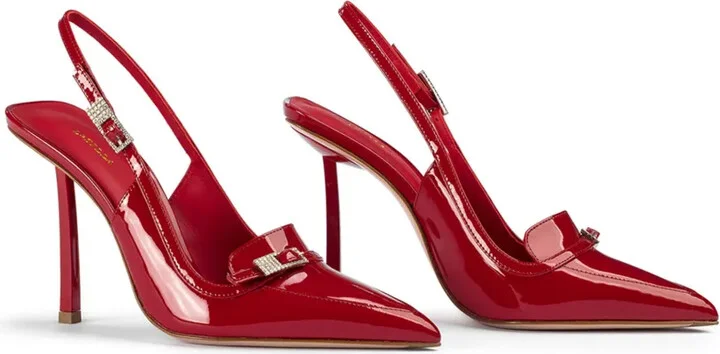 80mm Morgana slungback pumps - Image 2