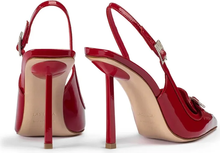 80mm Morgana slungback pumps - Image 3