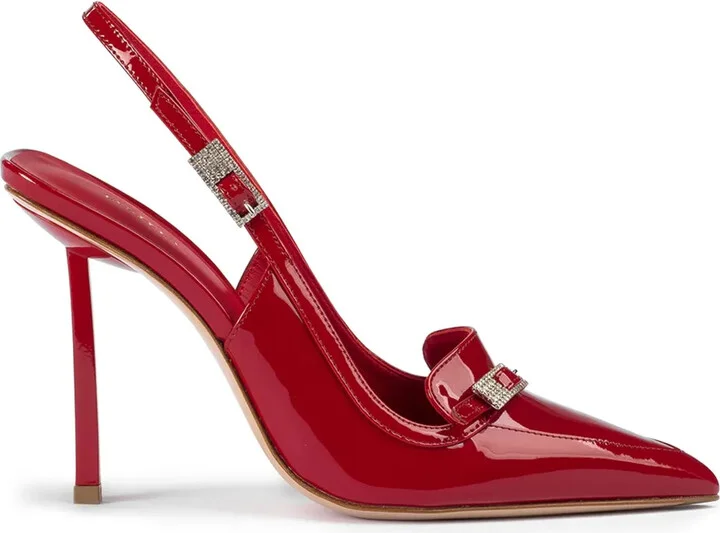 80mm Morgana slungback pumps