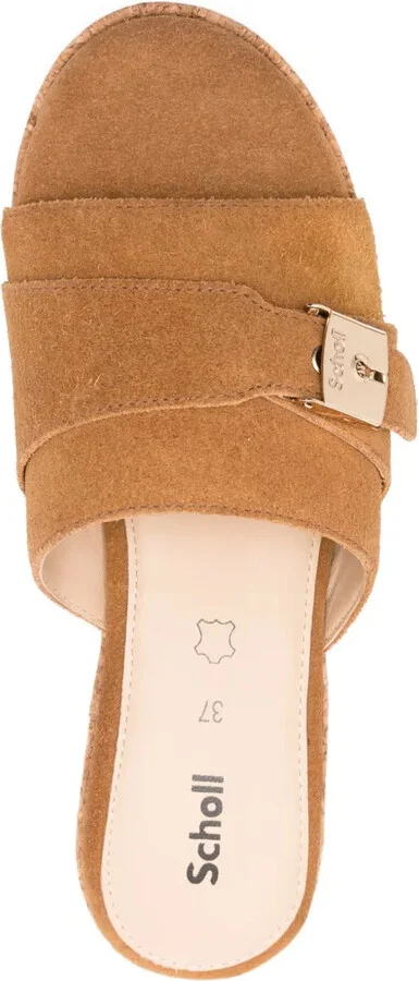 80mm Ophelia buckle-fastening suede sandals - Image 4