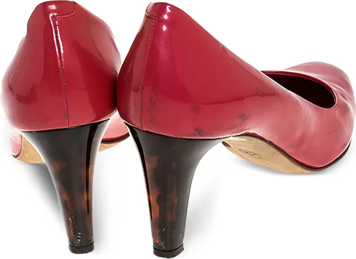 80mm Patent-Finish Leather Pumps - Image 3
