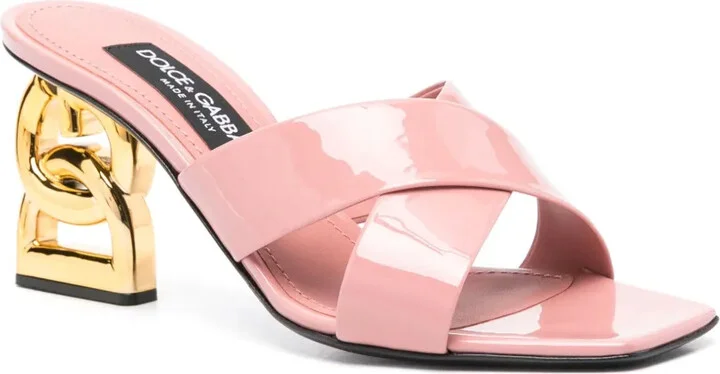 80mm Patent Leather 3.5 Mules - Image 2