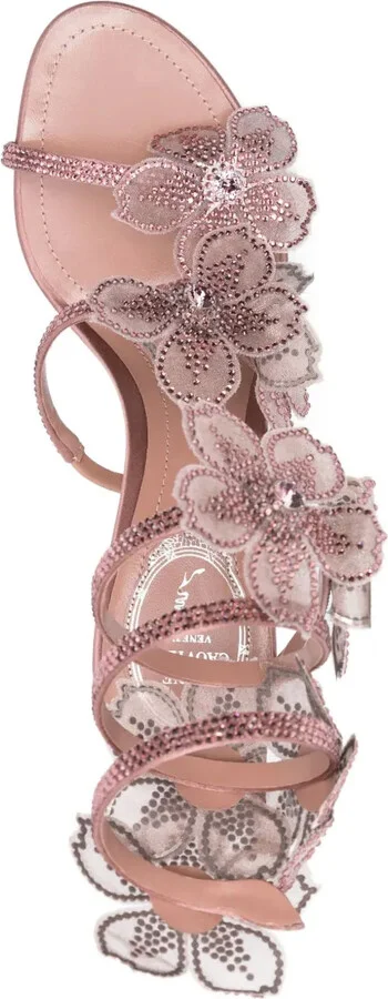 80mm Peach Flower sandals - Image 4