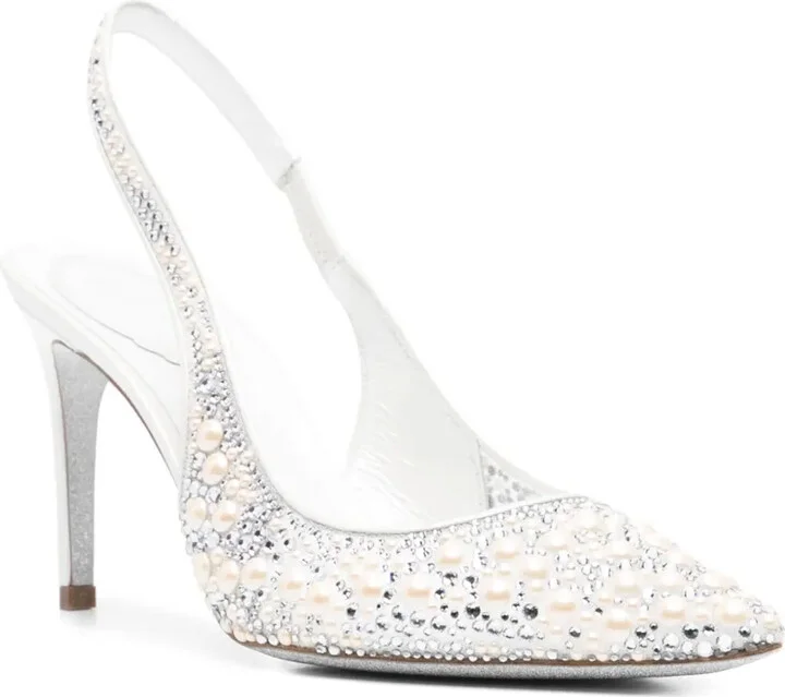 80mm Pearl-Embellished Pumps - Image 2