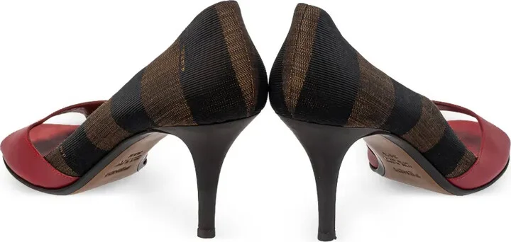80mm Peep-Toe Heeled Pumps - Image 3