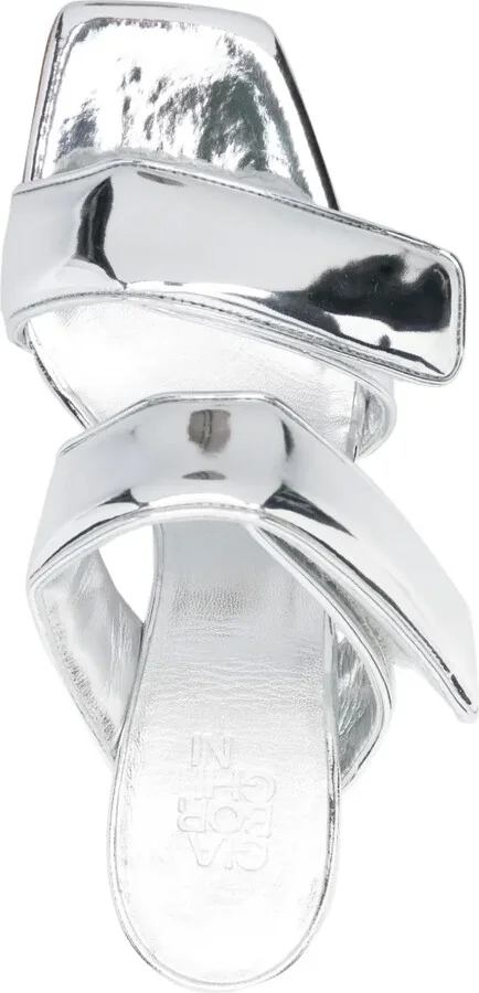 80mm Perni 03 laminated sandals - Image 4