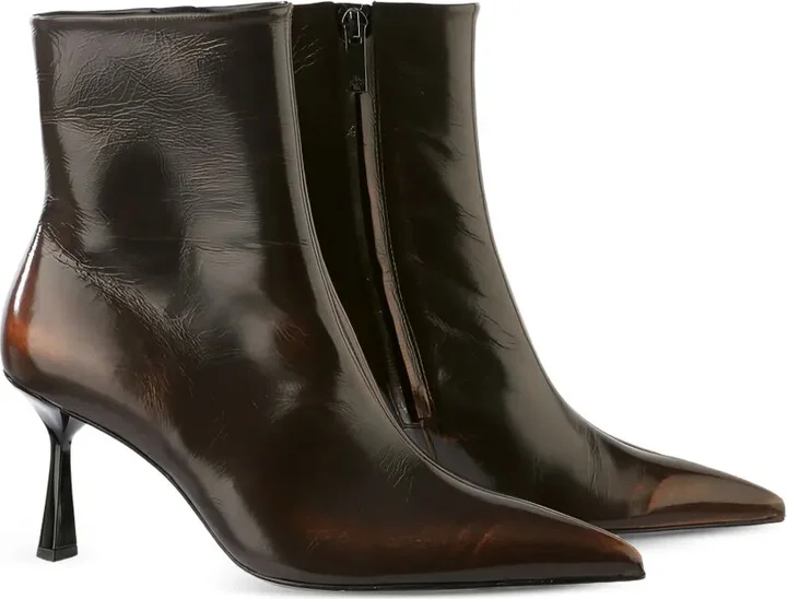80mm Pointed-Toe Ankle Boots - Image 2