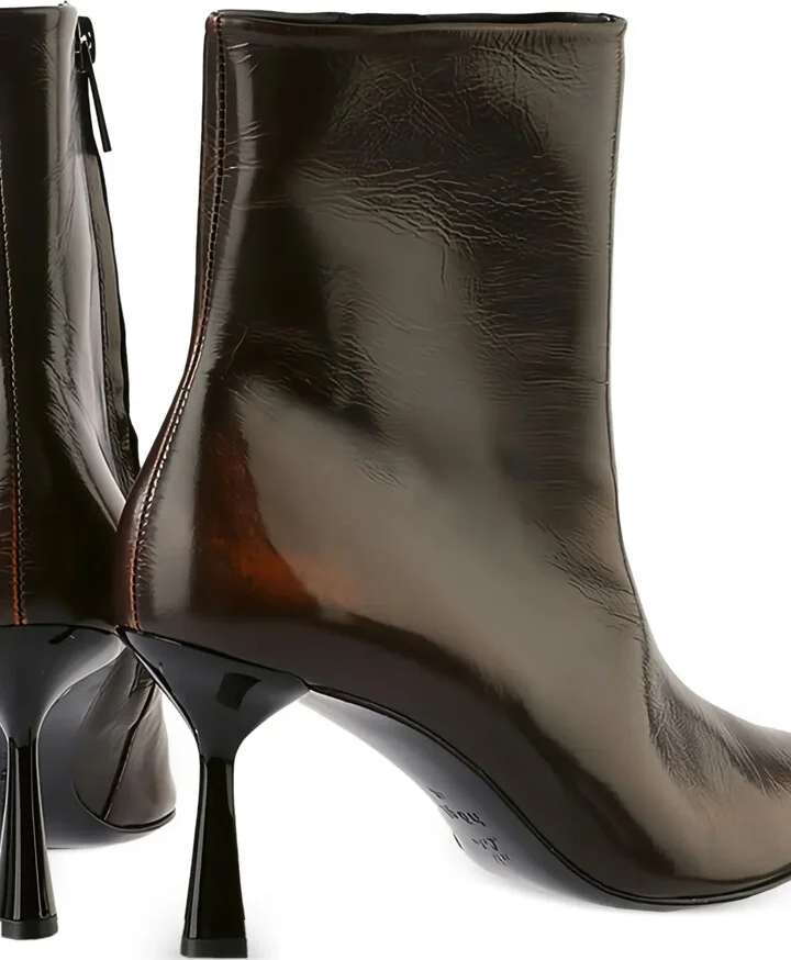 80mm Pointed-Toe Ankle Boots - Image 3